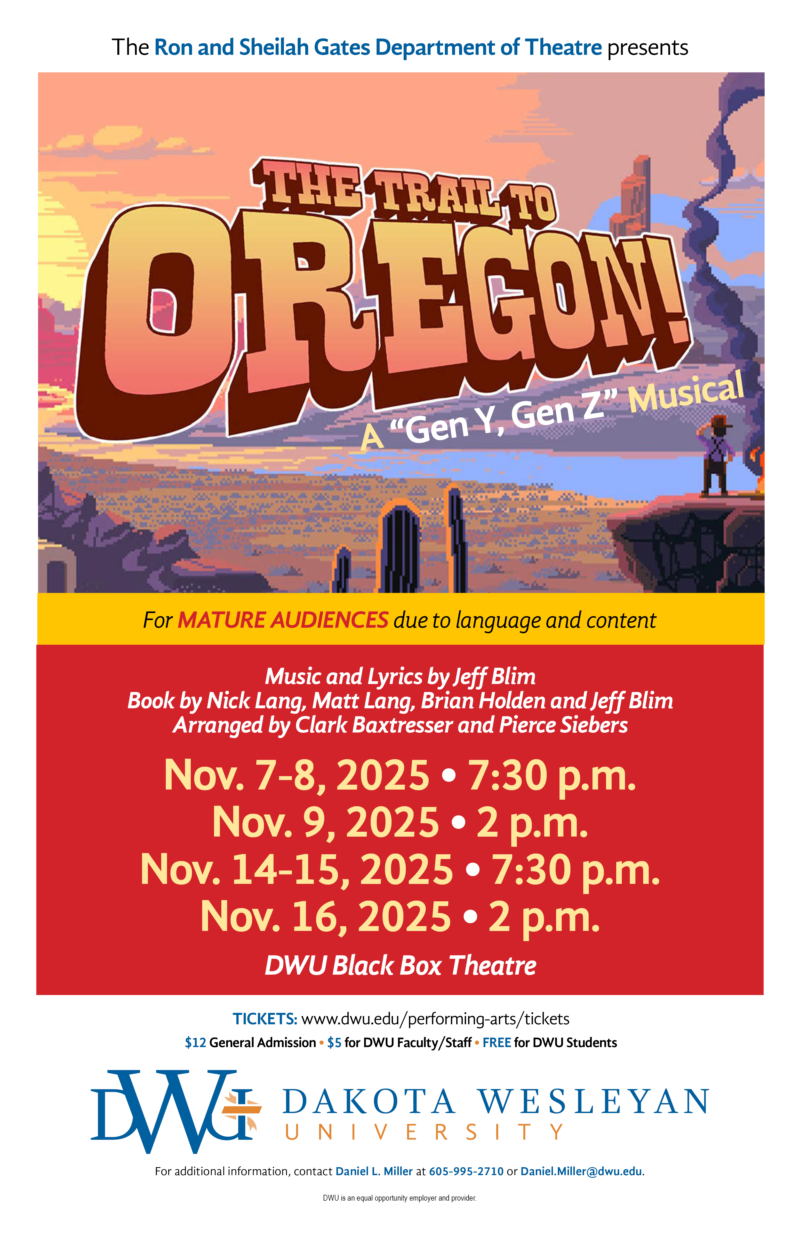 Trail to Oregon: A Gen z & Gen Y Musical Logo